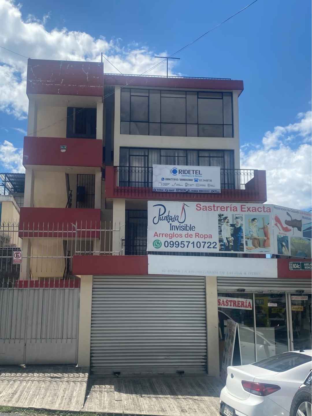 Fachada Ridetel Quito