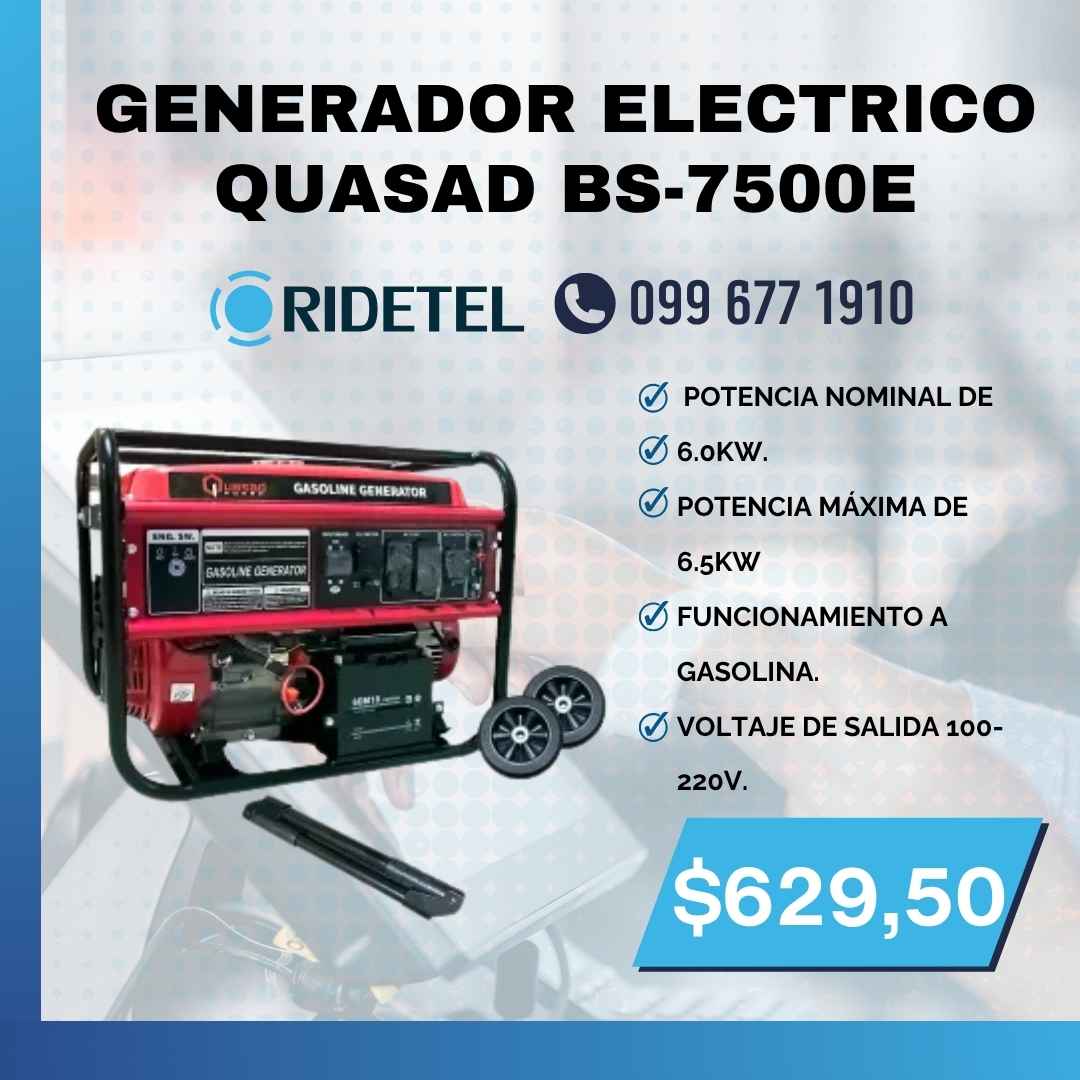 Generador Eléctrico Quasad BS-7500E